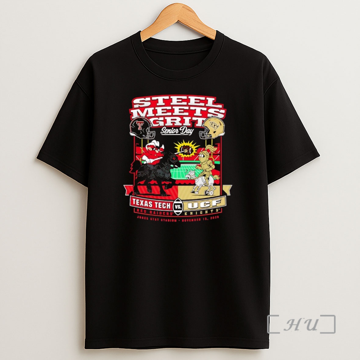 Officials Texas Tech Red Raiders Vs Ucf Knights Steel Meets Grit Senior Day 2025 Premium Shirt Sweatshirt Tee