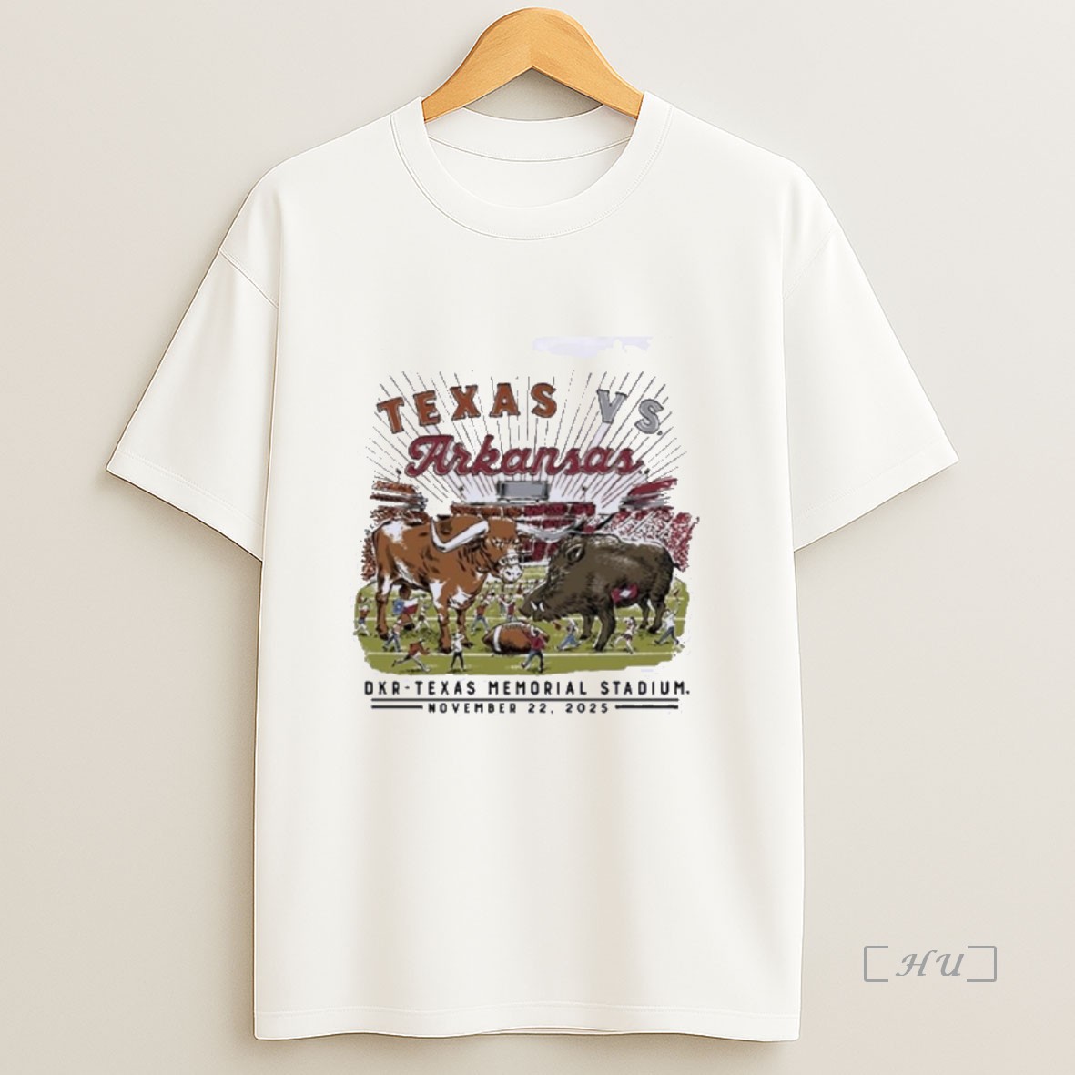 Officials Texas Vs Arkansas Dkr Texas Memorial Stadium Nov 22 2025 Premium Shirt Sweatshirt Tee