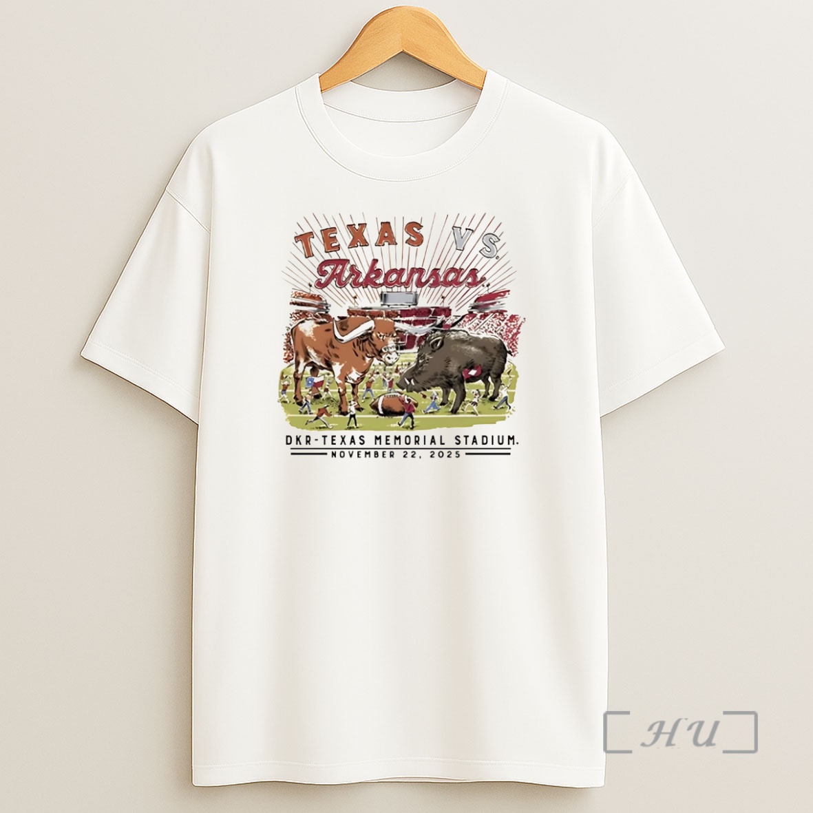 Officials Texas Vs Arkansas 2025 Gameday Memorial Stadium Premium Shirt Sweatshirt Tee