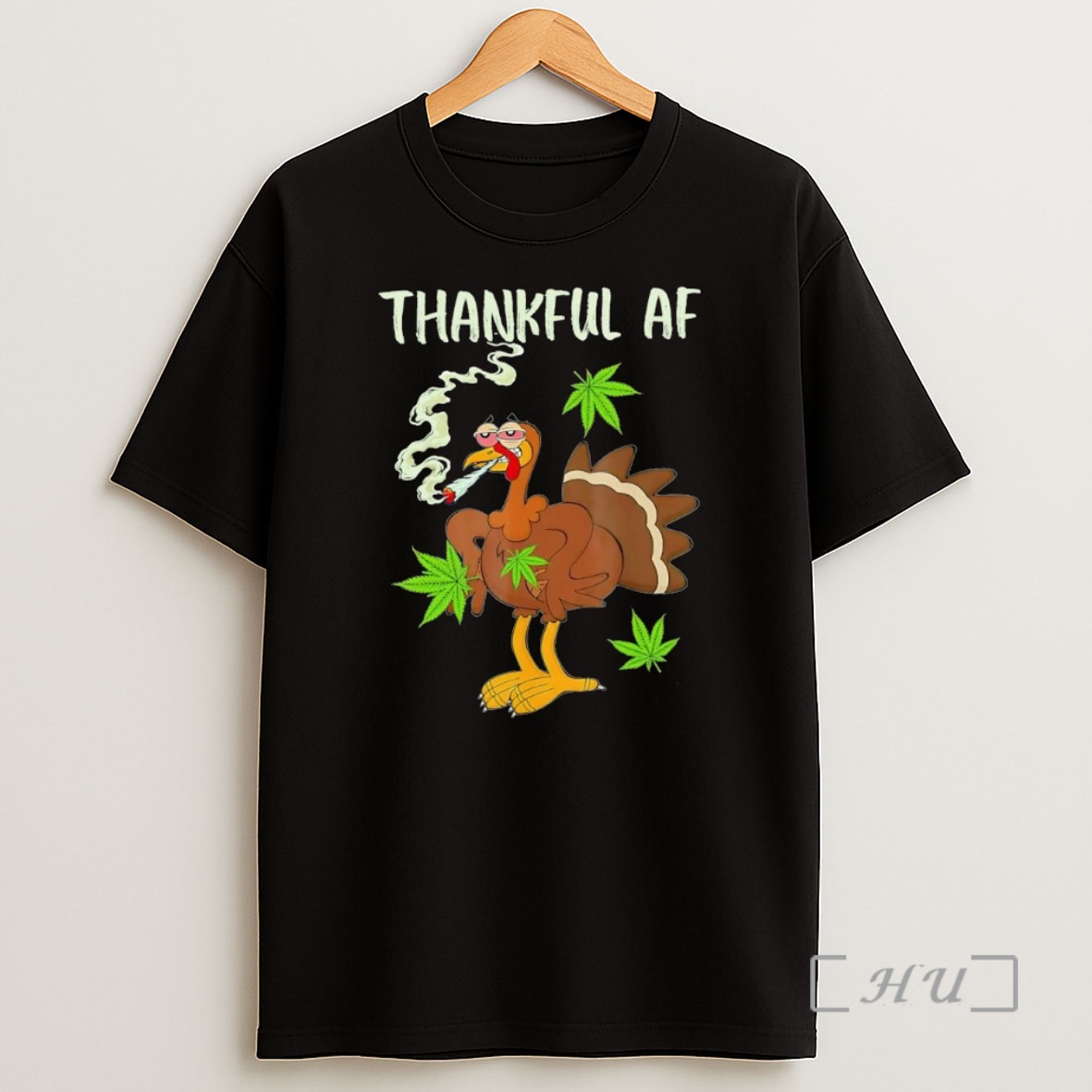 Officials Thankful Af Turkey Smoking Weed Premium Shirt Sweatshirt Tee