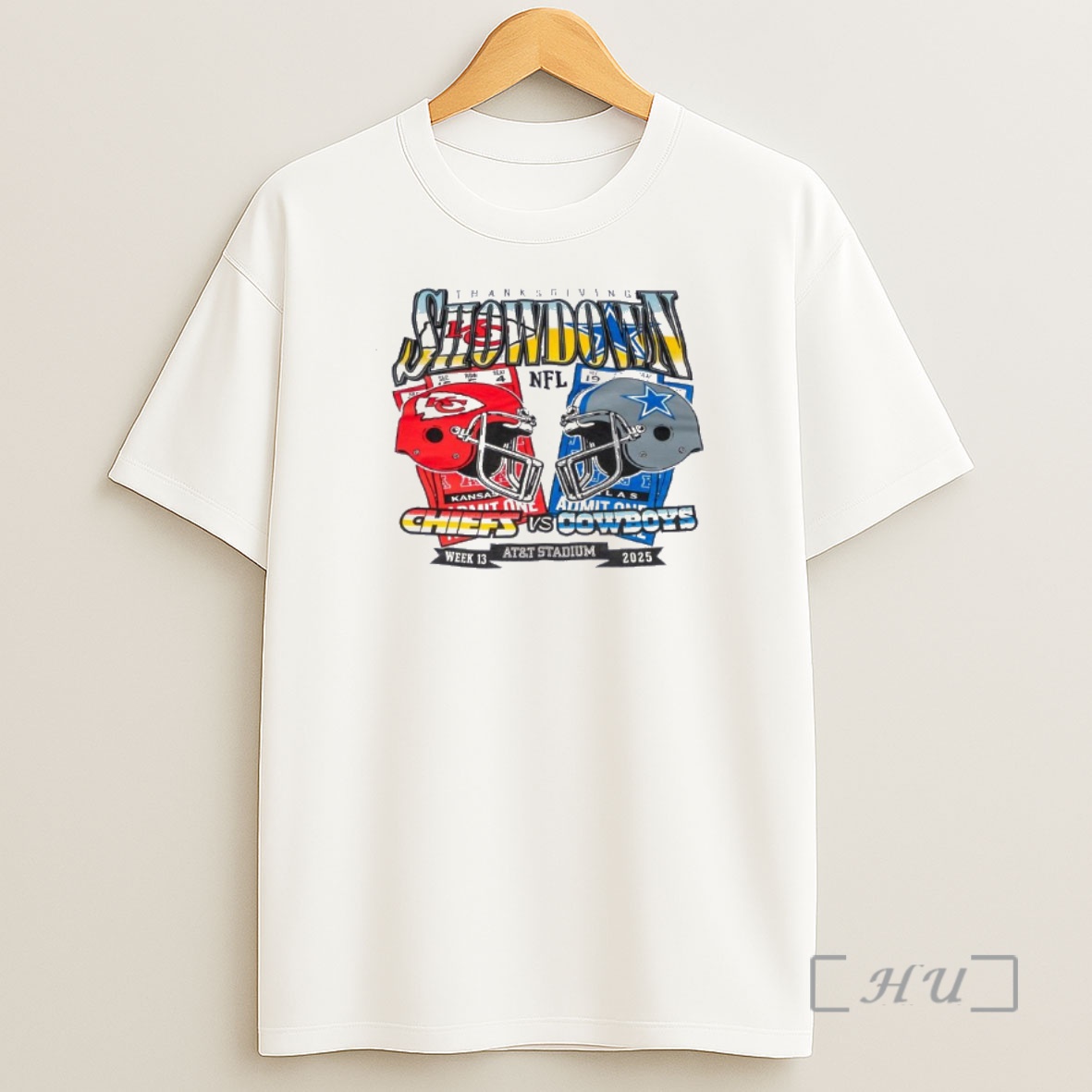 Officials Thanksgiving Showdown 2025 Nfl Chiefs Vs Cowboys Premium Shirt Sweatshirt Tee