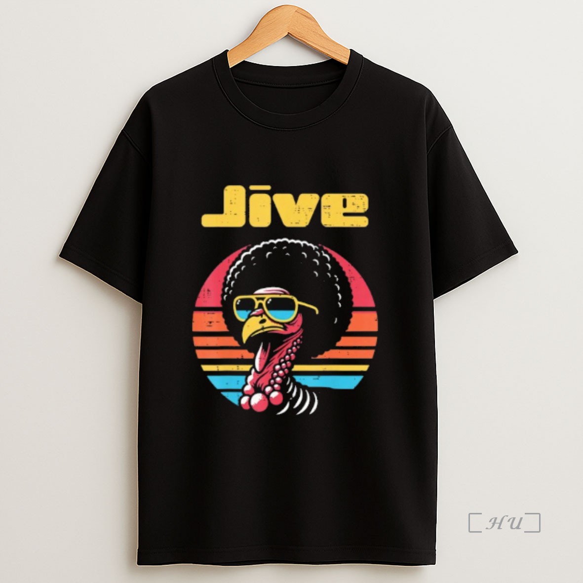 Officials Thanksgiving Afro Turkey Jive Vintage 70s Premium Shirt Sweatshirt Tee 1
