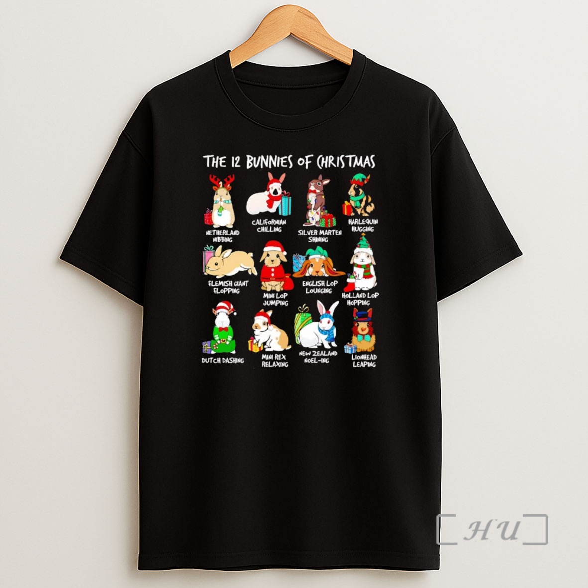 Officials The 12 Bunnies Of Christmas Premium Shirt Sweatshirt Tee