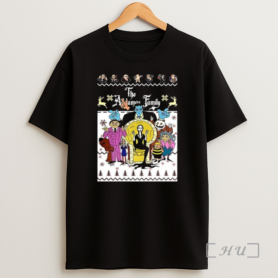 Officials The Addams Family Christmas Animated Premium Shirt Sweatshirt Tee
