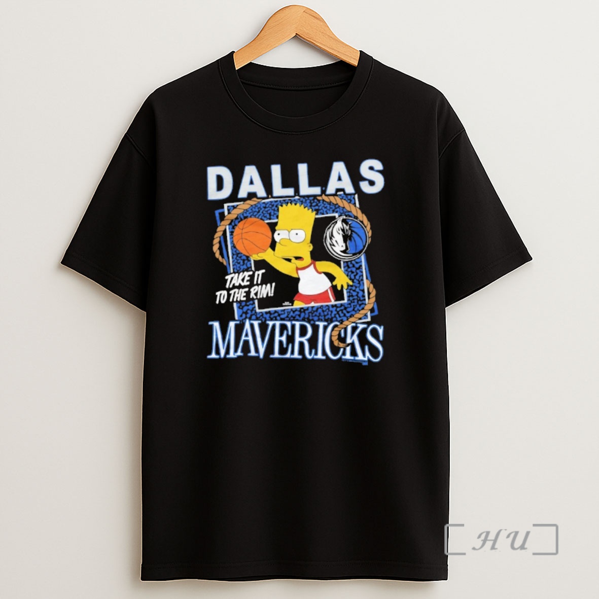 Officials The Bart Simpson X Dallas Mavericks Take It To The Rim Premium Shirt Sweatshirt Tee