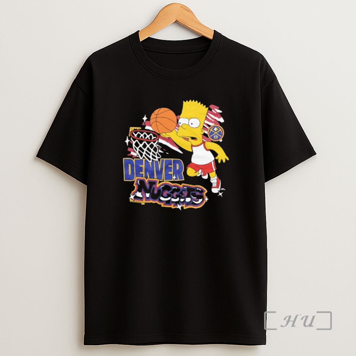 Officials The Bart Simpson X Denver Nuggets Basketball Premium Shirt Sweatshirt Tee