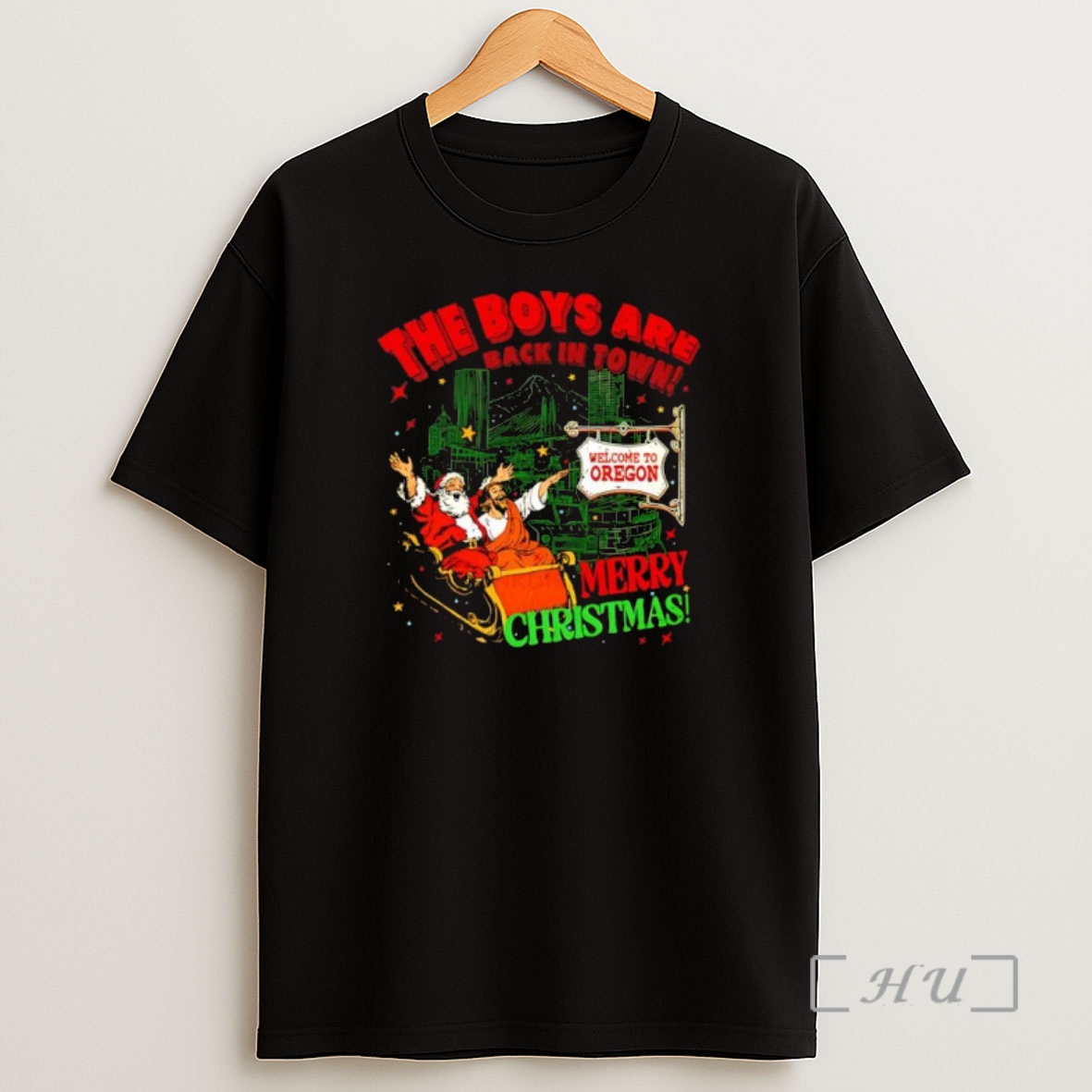 Officials The Boys Are Back In Town Christmas Premium Shirt Sweatshirt Tee