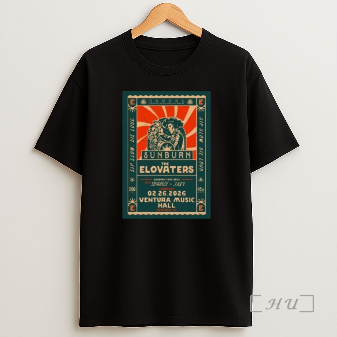Officials The Elovaters February 26 2026 Ventura Ca Circle Black Premium Shirt Sweatshirt Tee