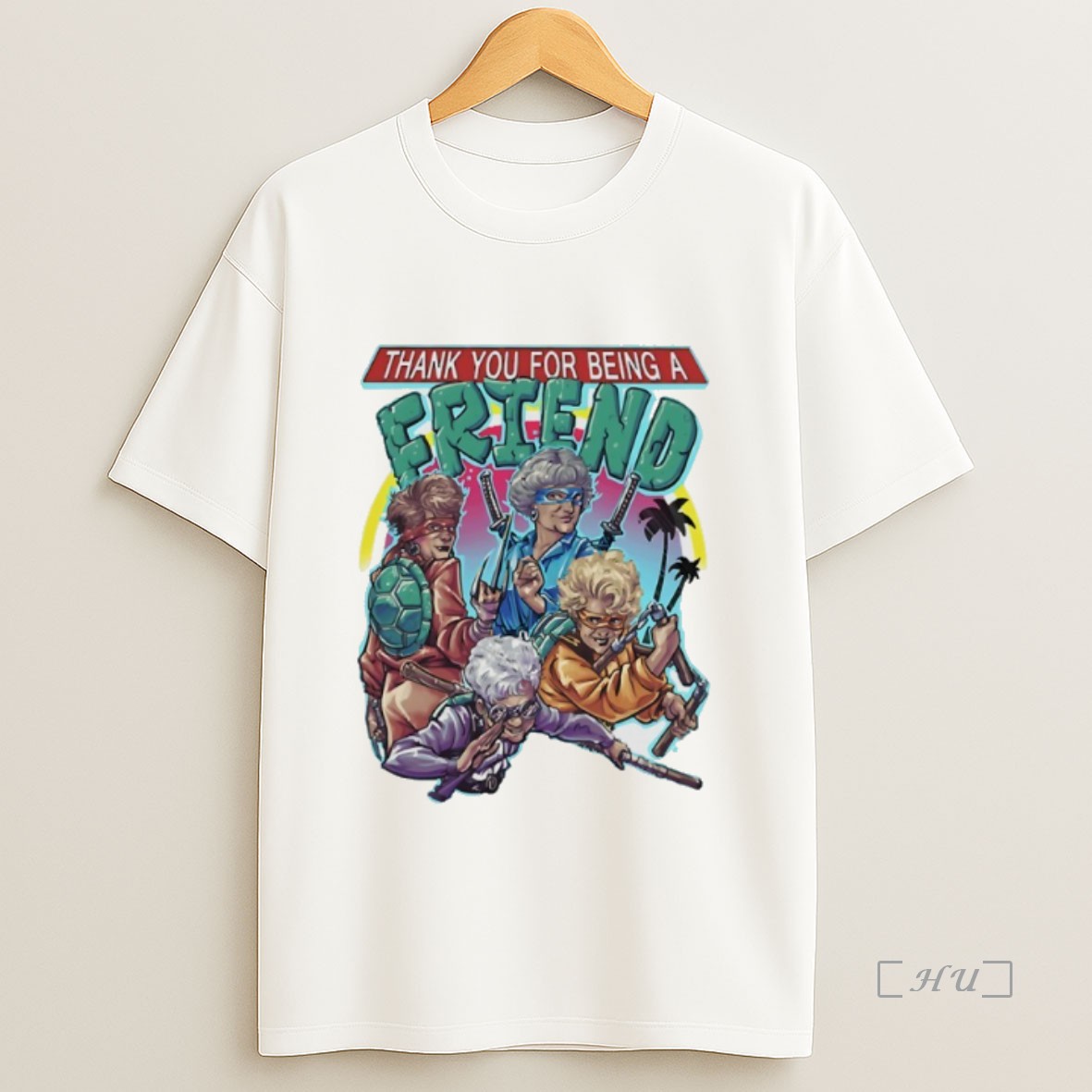 Officials The Golden Girls Ninja Turtle Thank You For Being A Friend Premium Shirt Sweatshirt Tee