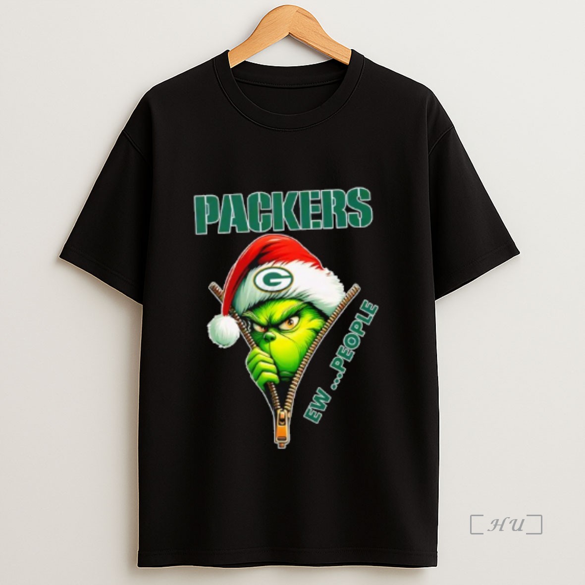 Officials The Grinch Green Bay Packers Ew People Nfl Christmas Premium Shirt Sweatshirt Tee 1