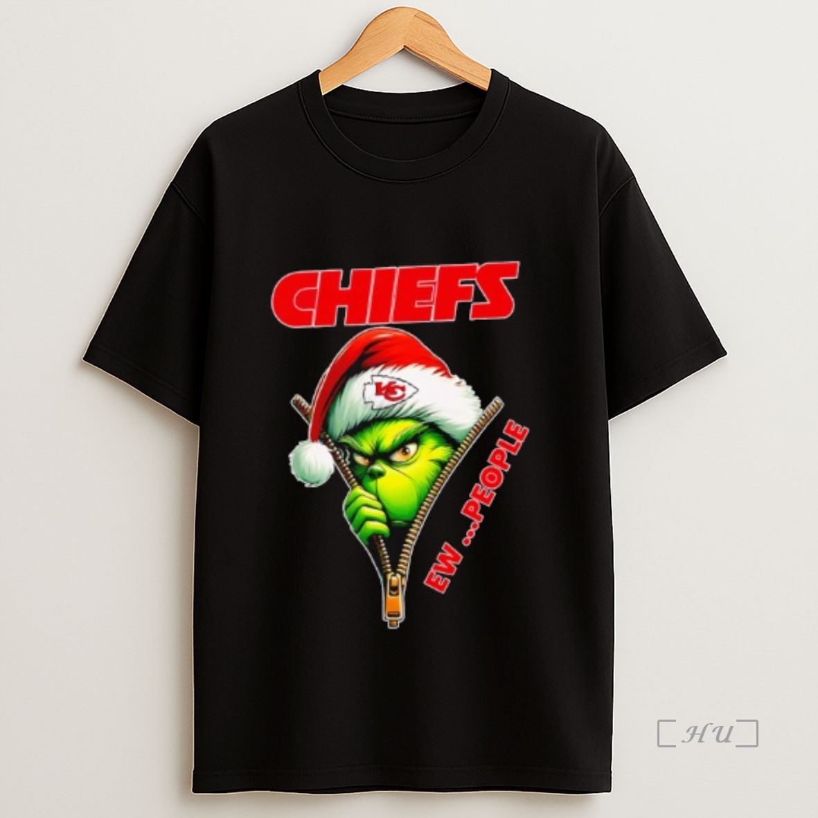 Officials The Grinch Kansas City Chiefs Ew People Nfl Christmas Premium Shirt Sweatshirt Tee