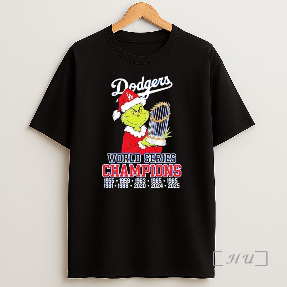 Officials The Grinch Los Angeles Dodgers World Series Champions 2025 Christmas Christmas Premium Shirt Sweatshirt Tee