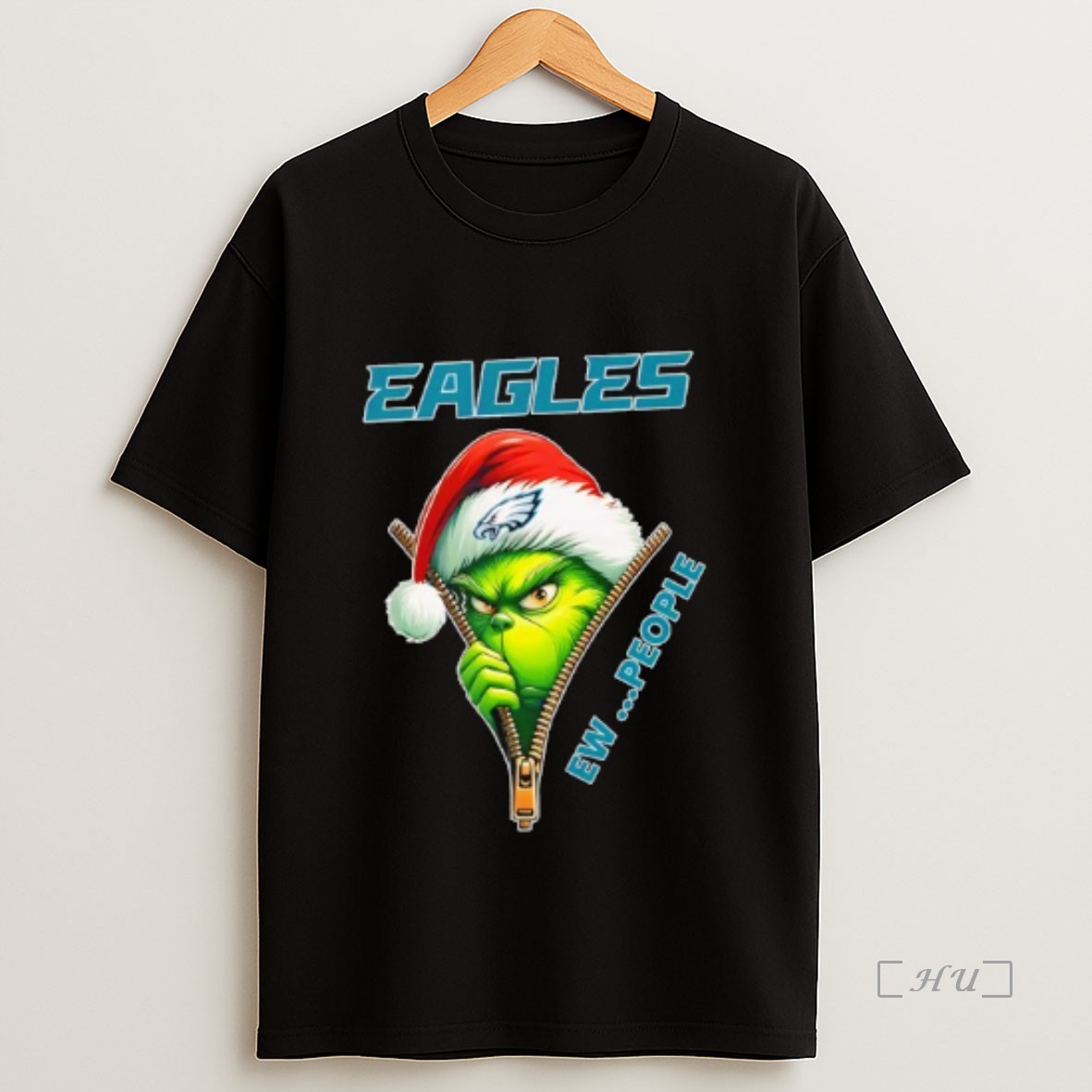Officials The Grinch Philadelphia Eagles Ew People Nfl Christmas Premium Shirt Sweatshirt Tee