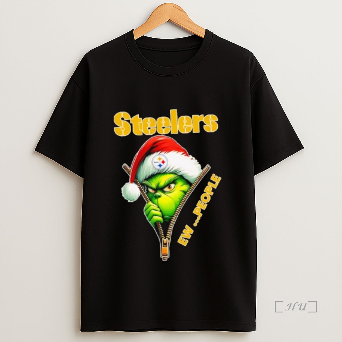 Officials The Grinch Pittsburgh Steelers Ew People Nfl Christmas Premium Shirt Sweatshirt Tee