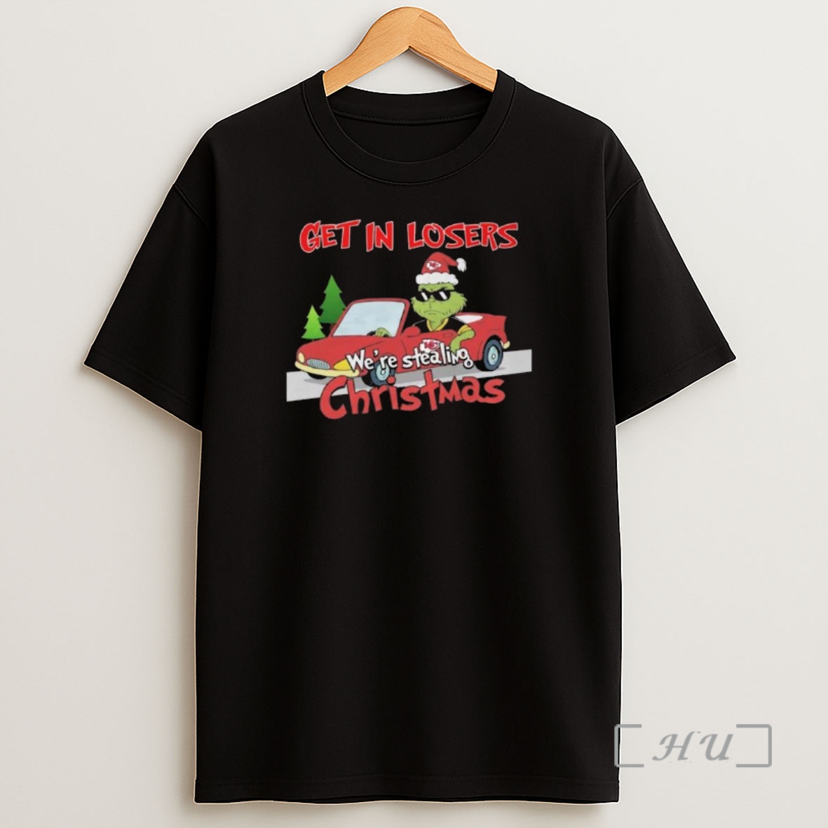 Officials The Grinch X Kansas City Chiefs Get In Losers Were Stealing Christmas 2025 Premium Shirt Sweatshirt Tee