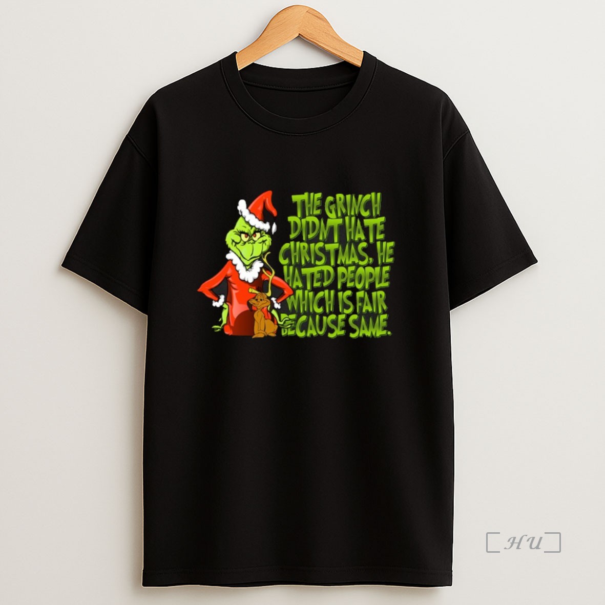 Officials The Grinch Didnt Hate Christmas He Hated People Premium Shirt Sweatshirt Tee