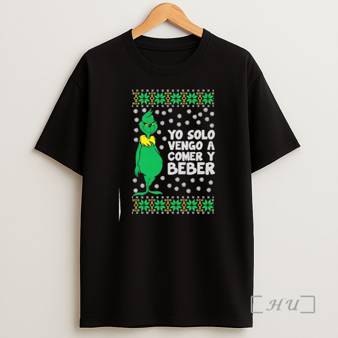 Officials The Grinch Yo Solo Vengo A Comer Y Beber Premium Shirt Sweatshirt Tee