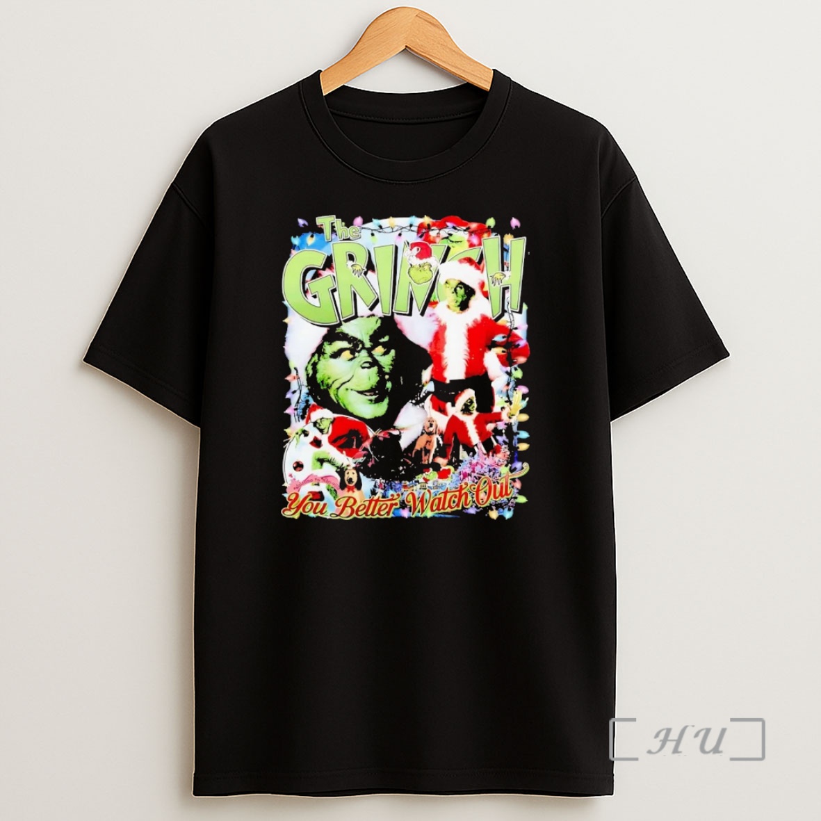 Officials The Grinch You Better Watch Out Christmas 2 Sided Premium Shirt Sweatshirt Tee