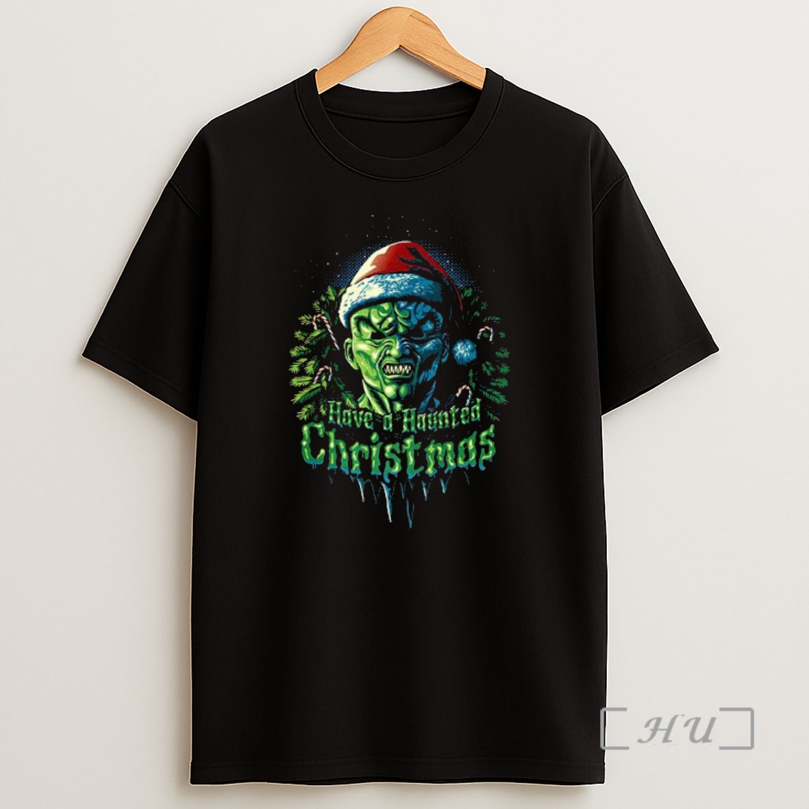 Officials The Haunted Mask Have A Haunted Christmas Horror Premium Shirt Sweatshirt Tee