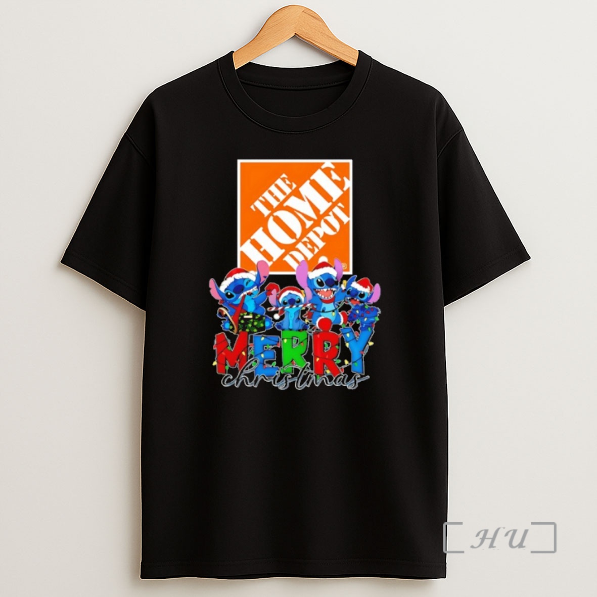 Officials The Home Depot X Stitch Lightning Merry Christmas 2025 Premium Shirt Sweatshirt Tee