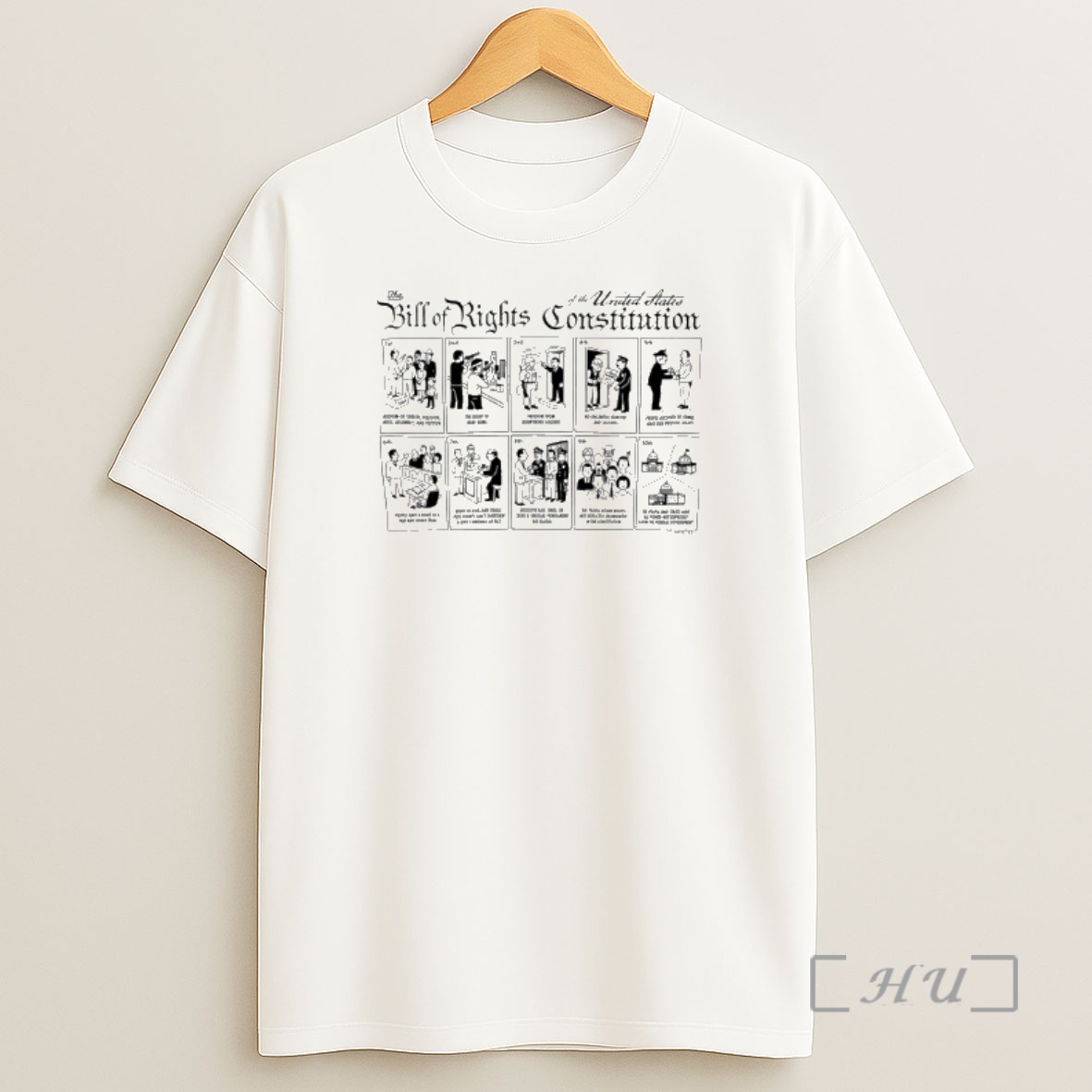 Officials The Illustrated Bill Of Rights Ringer 25 Premium Shirt Sweatshirt Tee