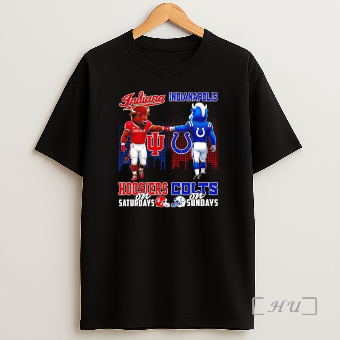 Officials The Indiana Hoosiers On Saturdays And Indianapolis Colts On Sundays Mascots College Premium Shirt Sweatshirt Tee