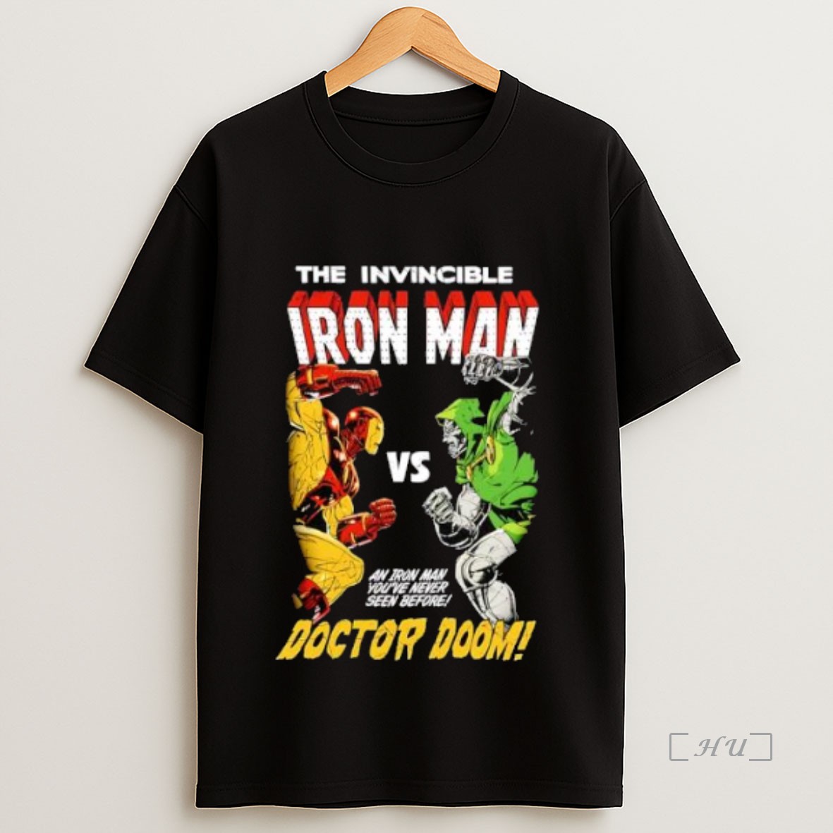 Officials The Invincible Marvel Iron Man Vs Doctor Doom Graphic Premium Shirt Sweatshirt Tee