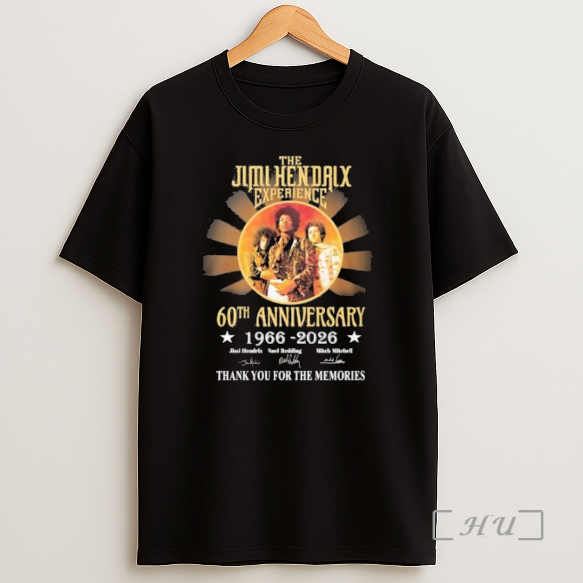 Officials The Jimi Hendrix Experience 60th Anniversary 1966 2026 Thank You For The Memories Premium Shirt Sweatshirt Tee