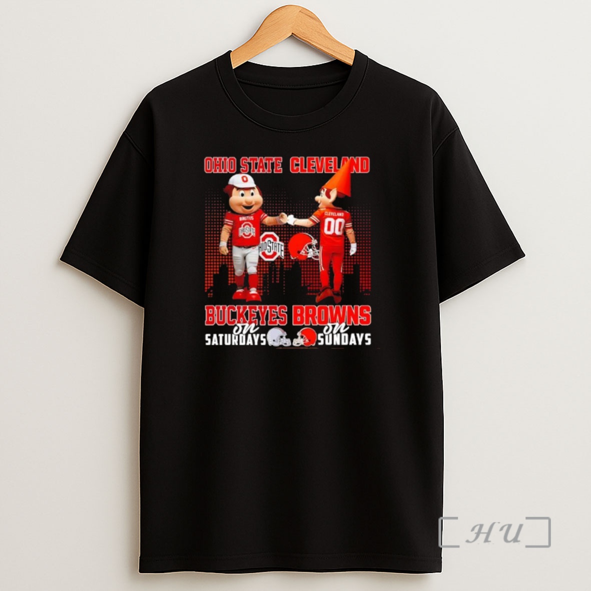 Officials The Ohio State Buckeyes On Saturday And Cleveland Browns On Sundays Mascots College Premium Shirt Sweatshirt Tee