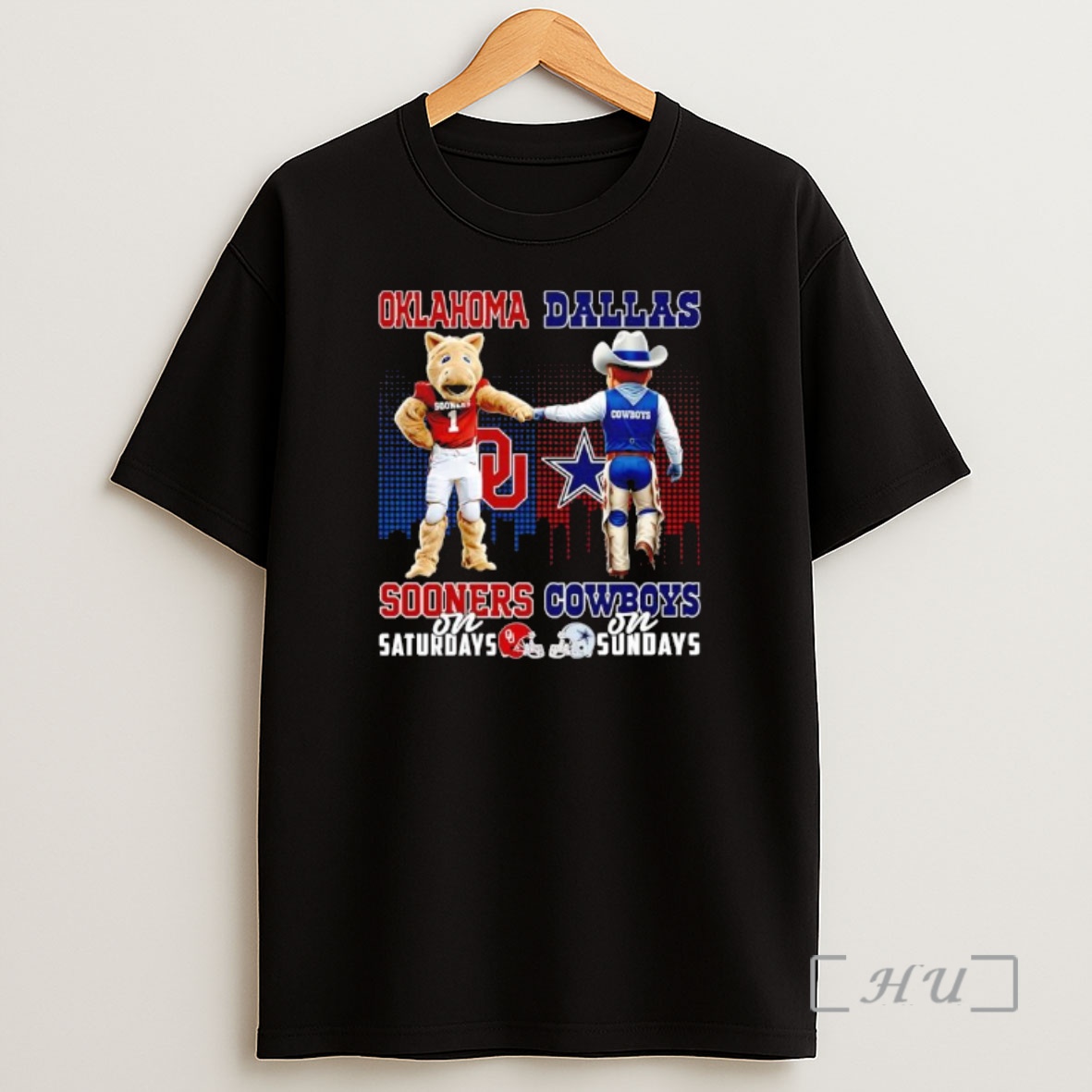 Officials The Oklahoma Sooners On Saturdays And Dallas Cowboys On Sundays Mascots College Premium Shirt Sweatshirt Tee
