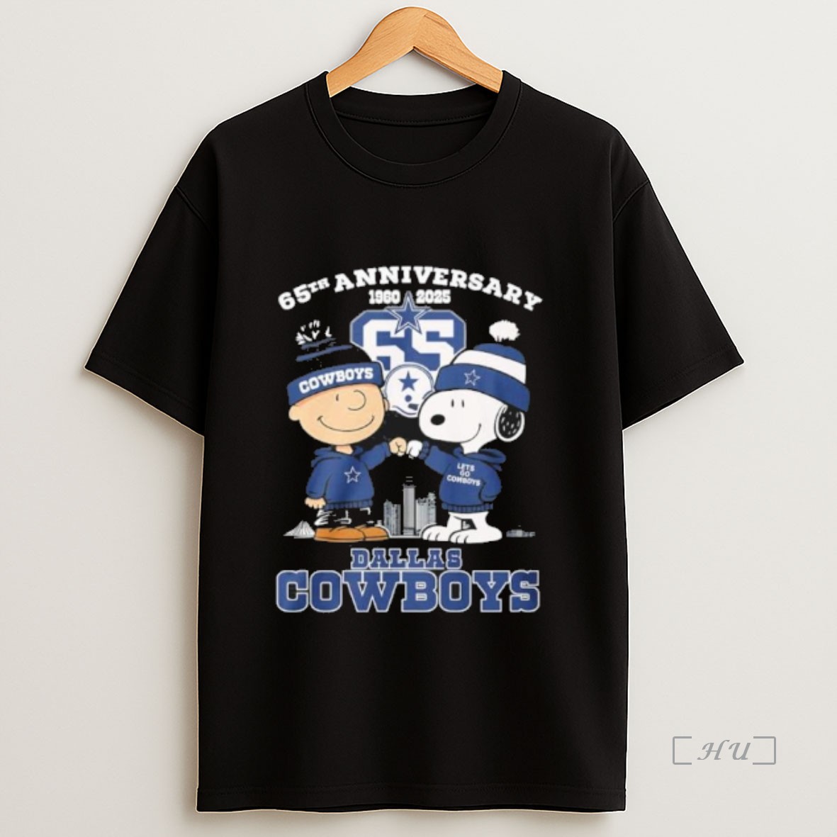 Officials The Peanuts 65th Anniversary 1960 2025 Dallas Cowboys Premium Shirt Sweatshirt Tee