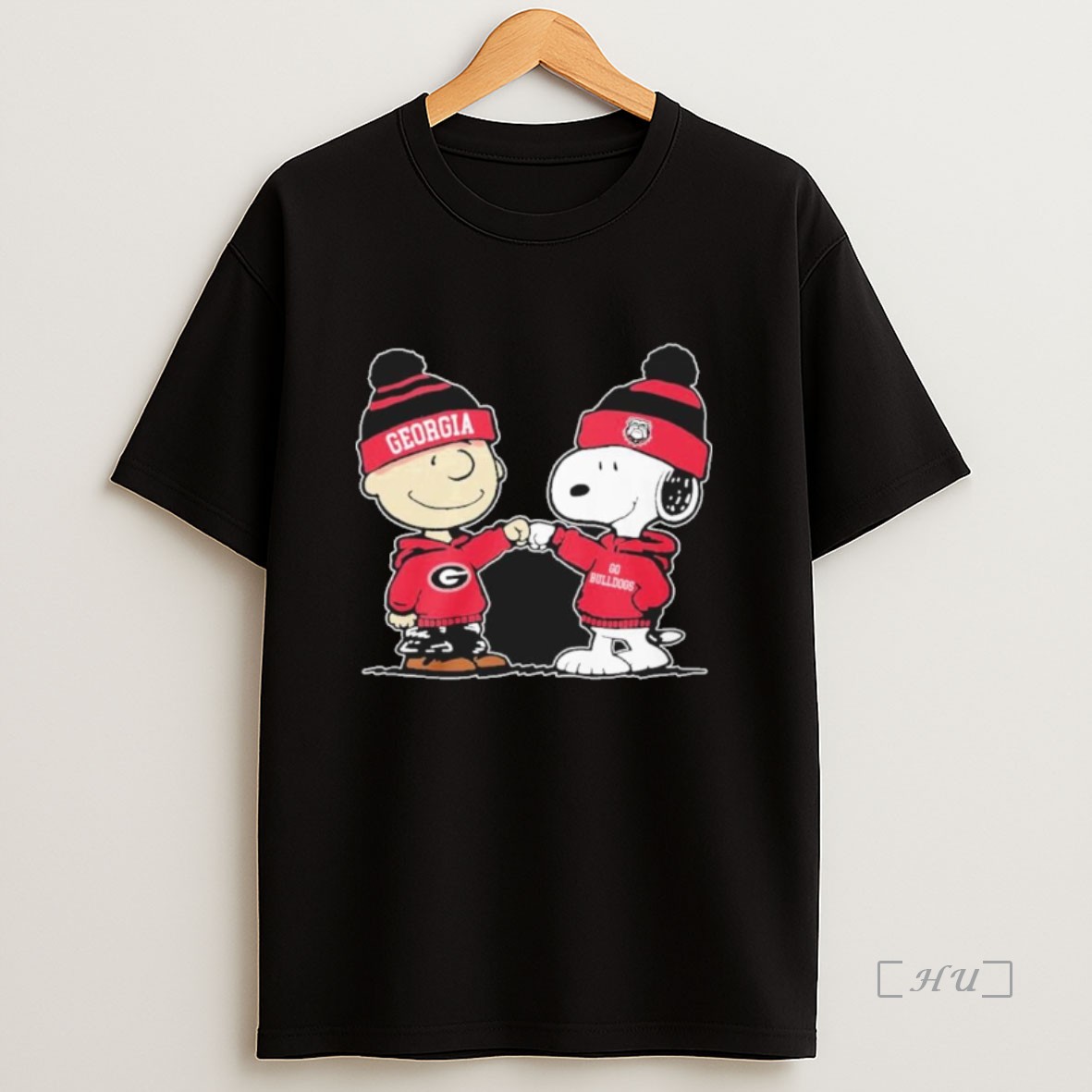 Officials The Peanuts Fist Bump Georgia Bulldogs Premium Shirt Sweatshirt Tee