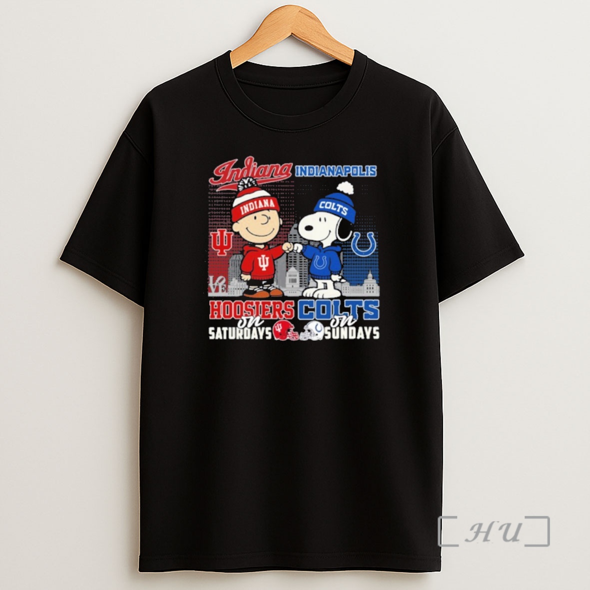 Officials The Peanuts Indiana Hoosiers On Saturdays Indianapolis Colts On Sundays Premium Shirt Sweatshirt Tee