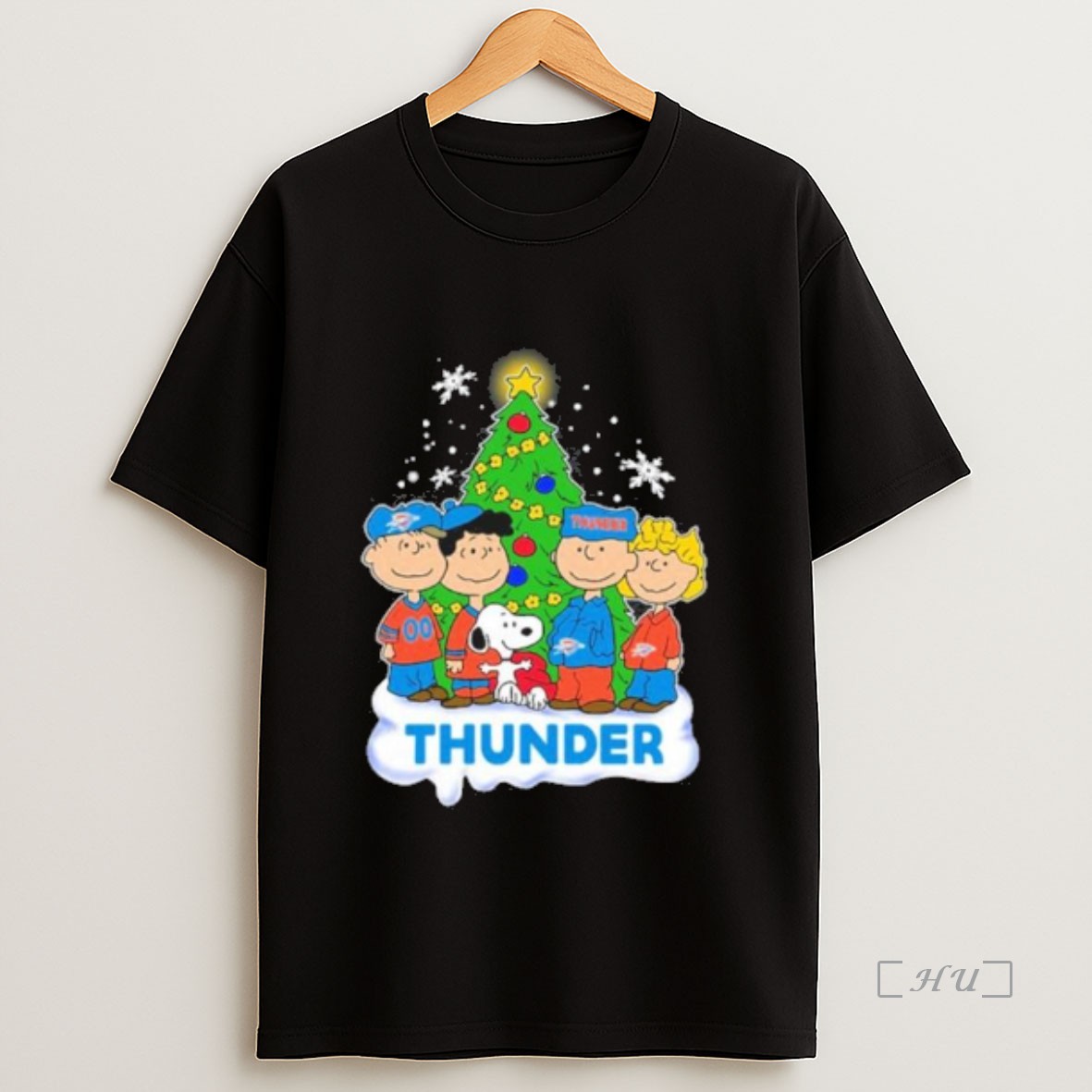 Officials The Peanuts Oklahoma City Thunder Merry Christmas Premium Shirt Sweatshirt Tee