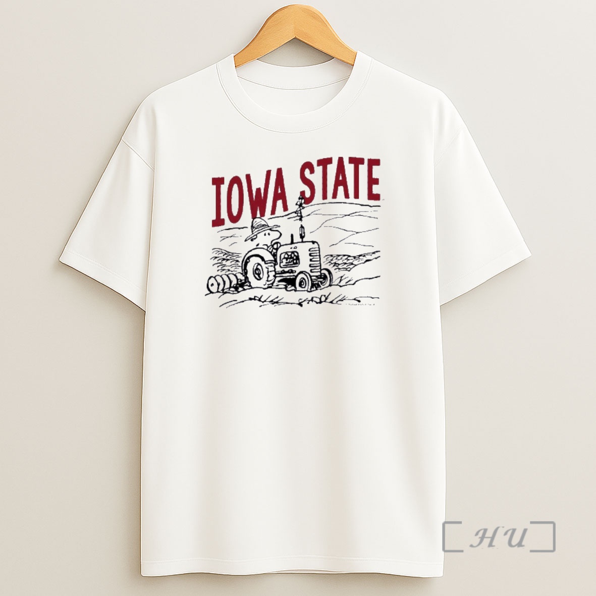 Officials The Peanuts X Iowa State Woodstock Farmer Premium Shirt Sweatshirt Tee