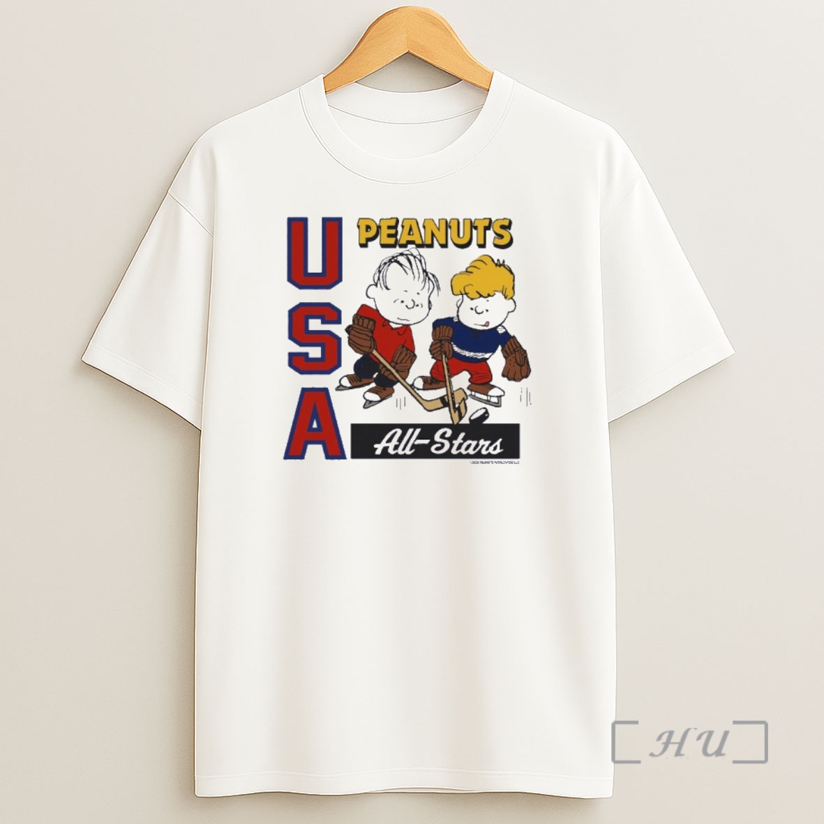 Officials The Peanuts X Usa Hockey All Stars Premium Shirt Sweatshirt Tee
