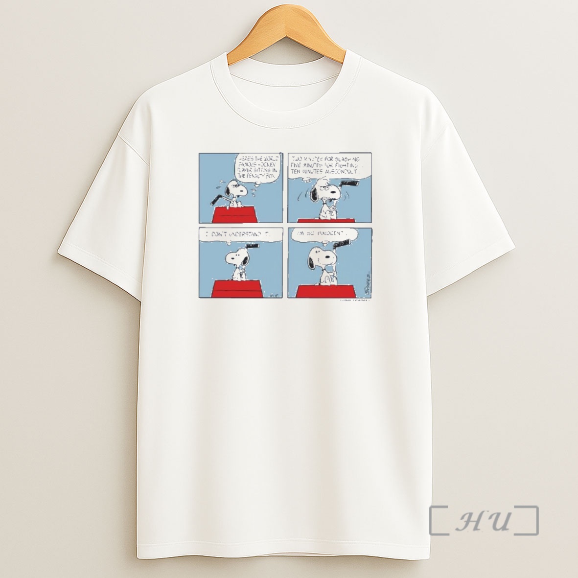 Officials The Peanuts X Usa Hockey Penalty Box Premium Shirt Sweatshirt Tee