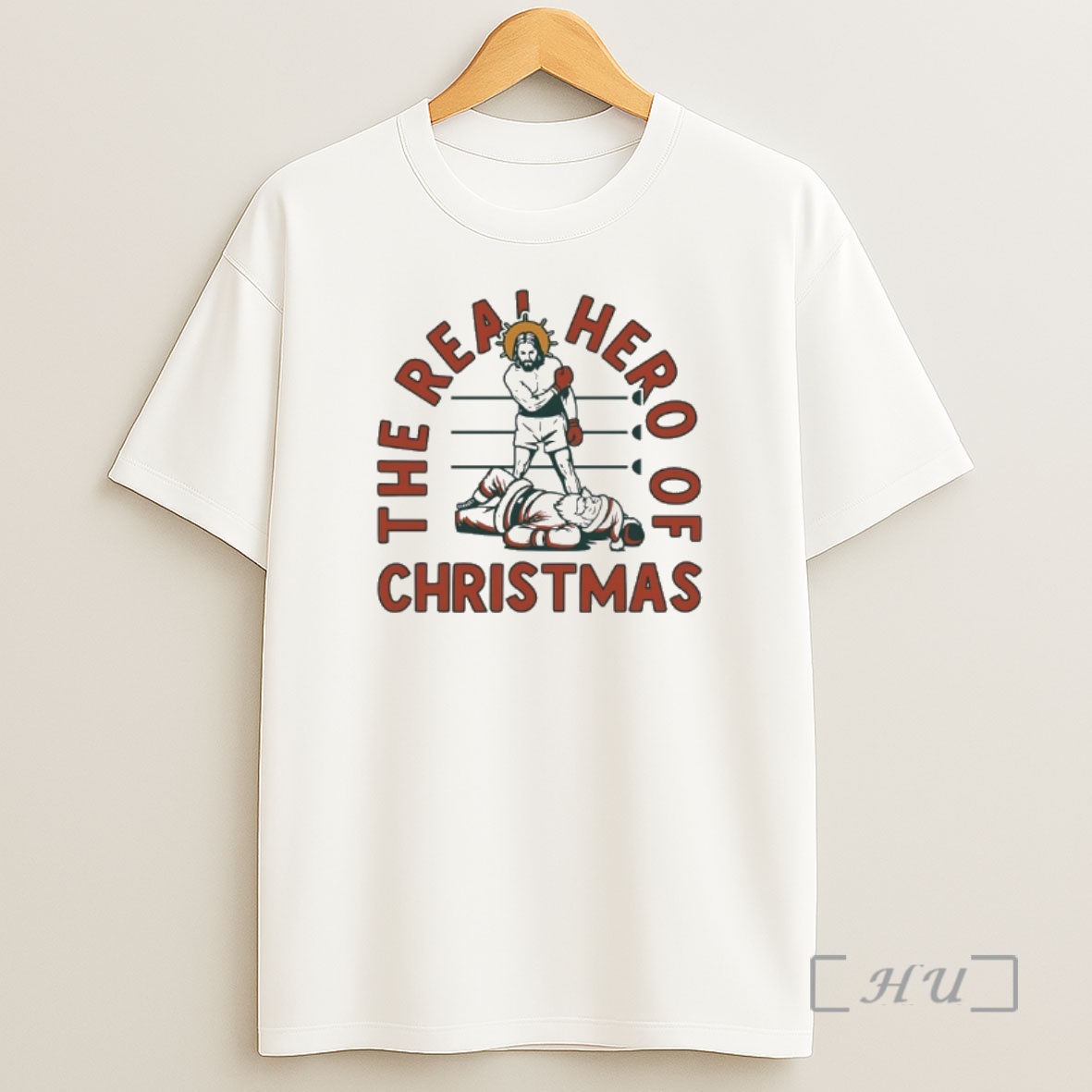 Officials The Real Hero Of Christmas Jesus Boxing Premium Shirt Sweatshirt Tee