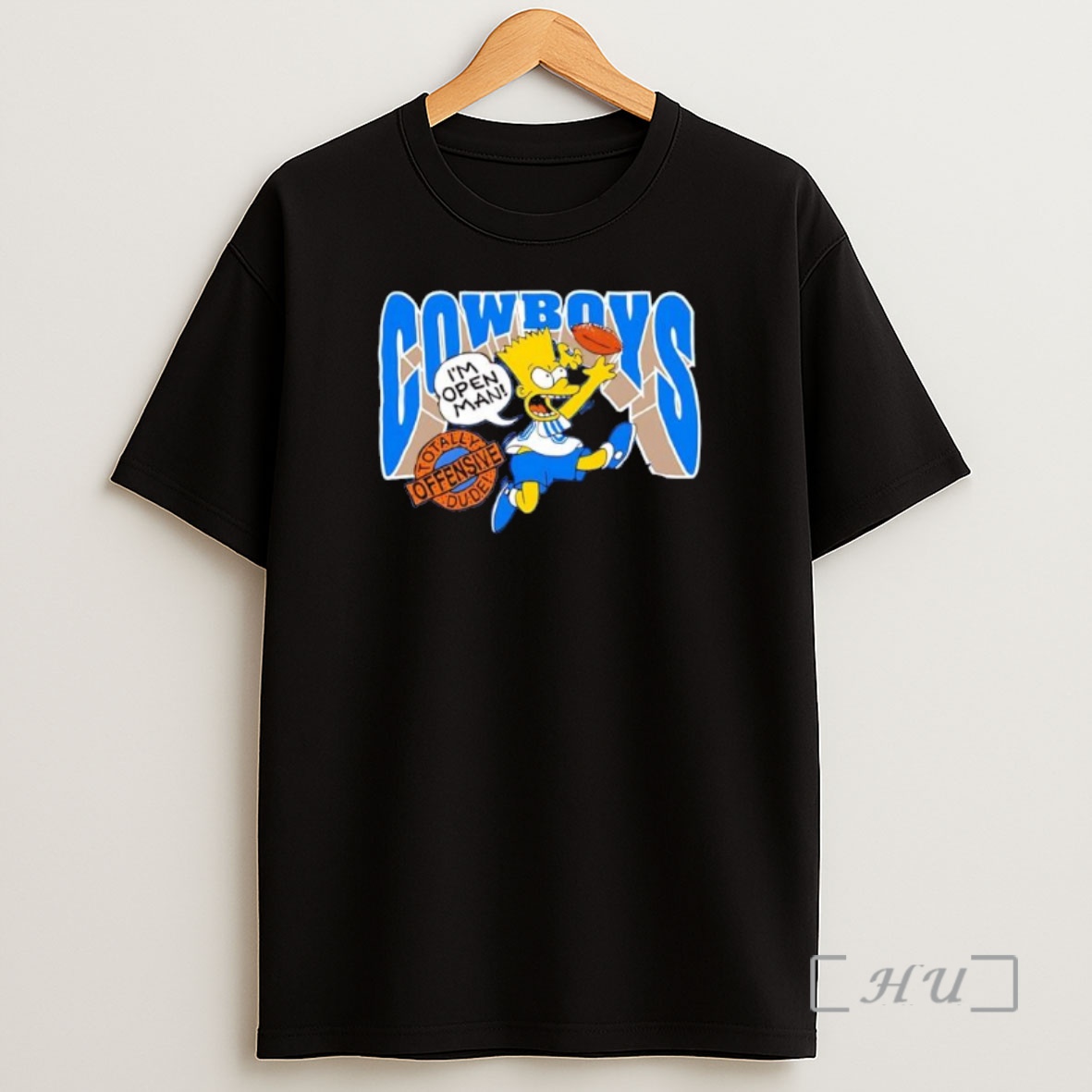 Officials The Simpsons Bart I Am Open Man Cowboys Totally Dude Offensive Graphic Premium Shirt Sweatshirt Tee
