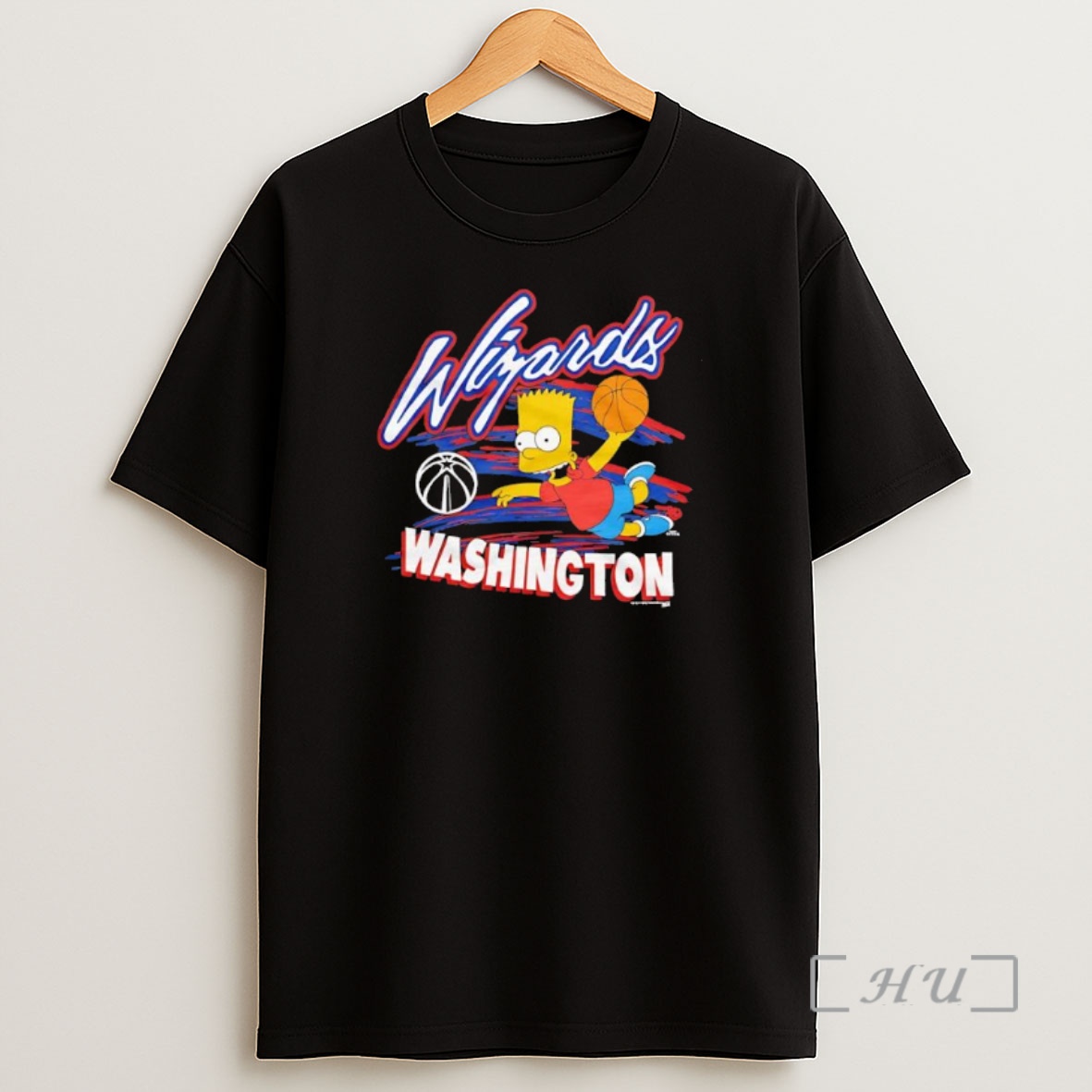 Officials The Simpsons Bart X Washington Wizards Premium Shirt Sweatshirt Tee