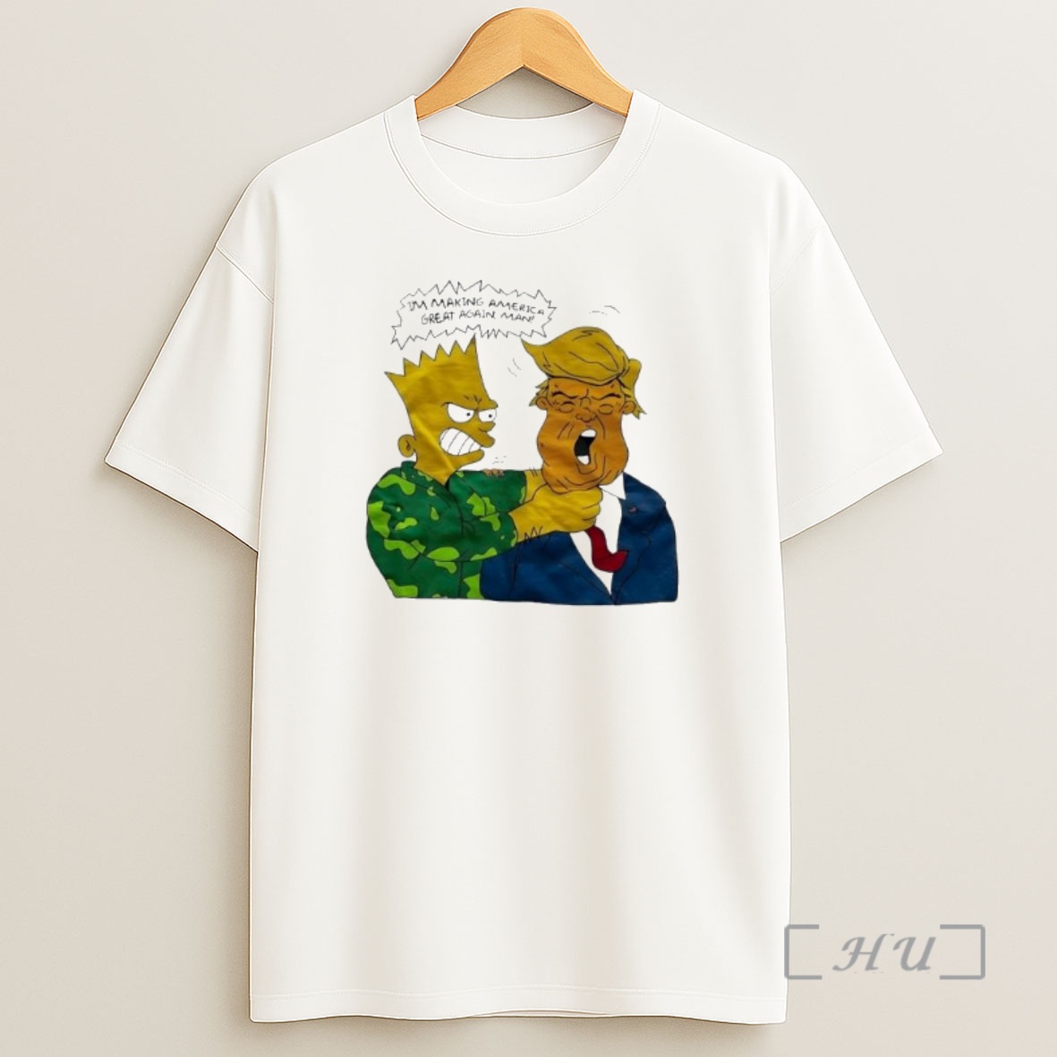 Officials The Simpsons Donald Trump Parody Im Making America Great Again Man Premium Shirt Sweatshirt Tee
