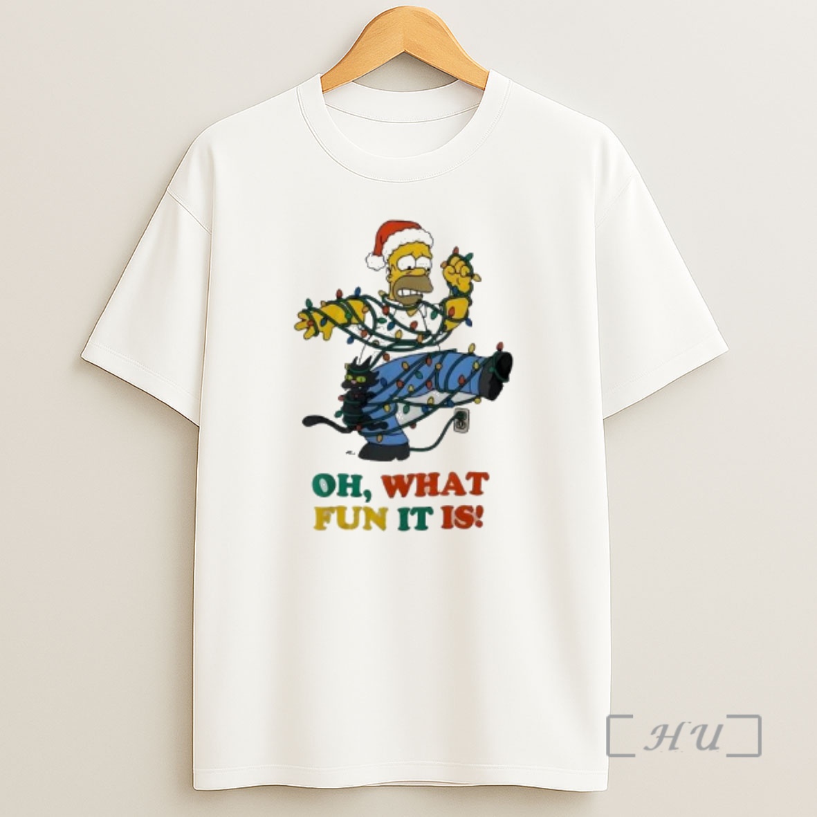 Officials The Simpsons Lights Christmas Oh What Fun It Is Premium Shirt Sweatshirt Tee