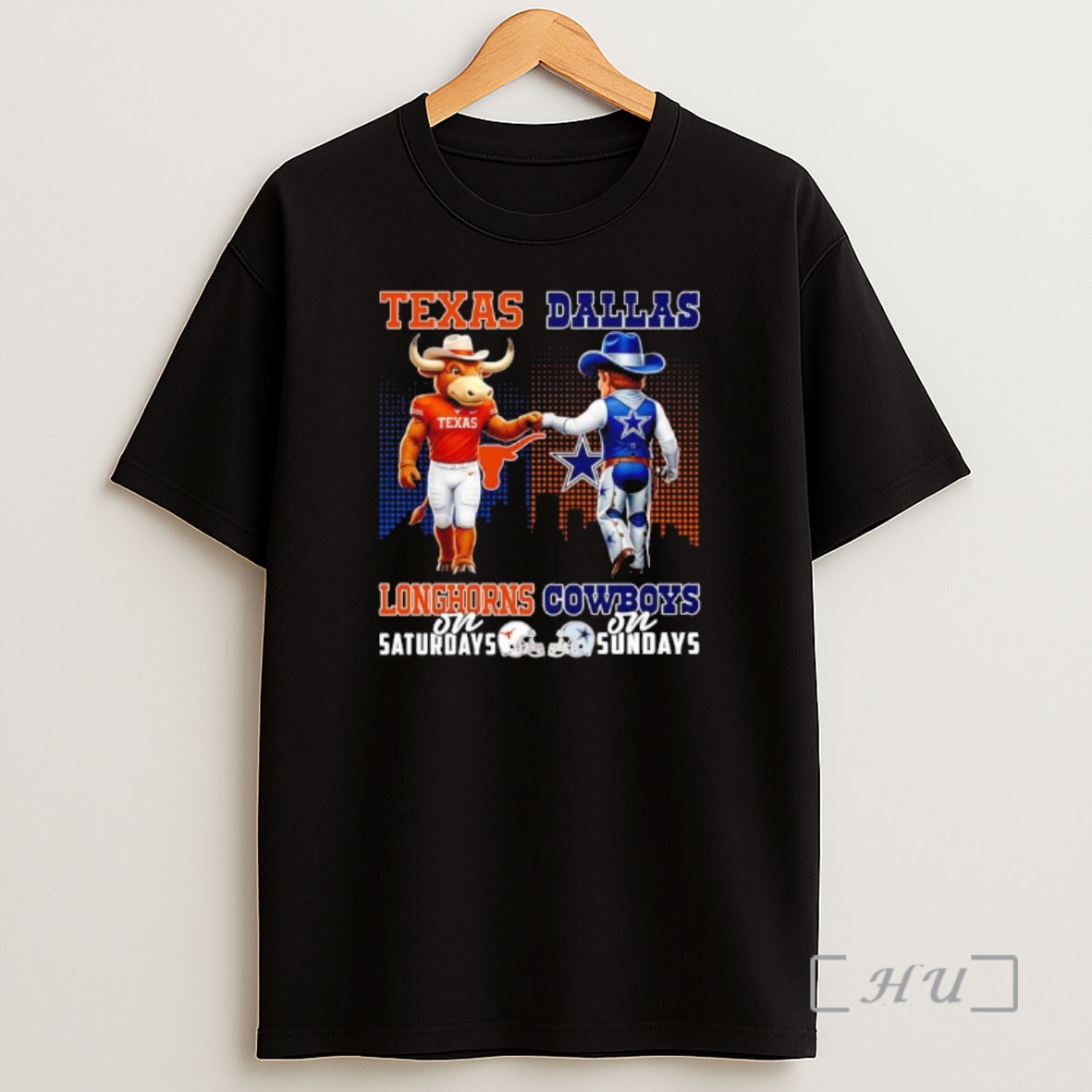 Officials The Texas Longhorns On Saturdays And Dallas Cowboys On Sundays Mascots College Premium Shirt Sweatshirt Tee
