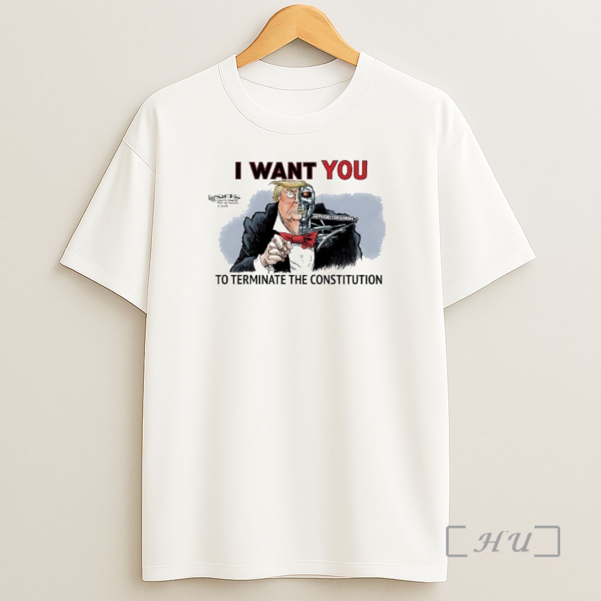 Officials The Trumpinator I Want You To Terminate The Constitution Premium Shirt Sweatshirt Tee
