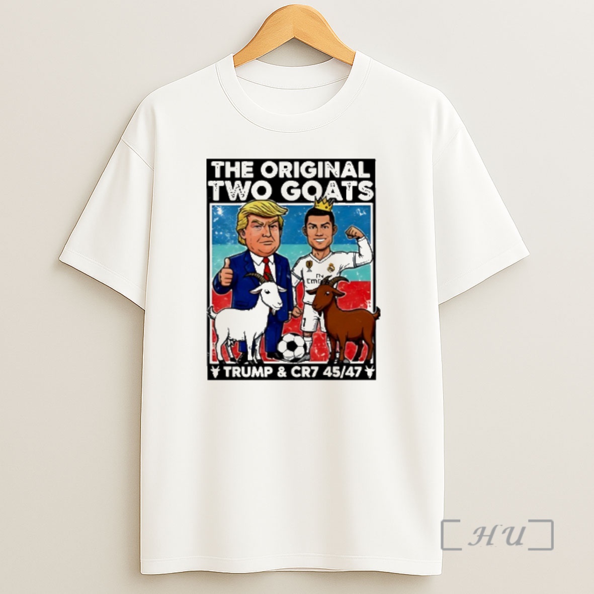 Officials The Two Goats Trump Ronaldo 45 47 Premium Shirt Sweatshirt Tee
