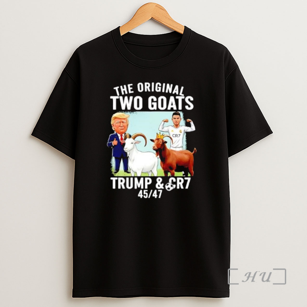 Officials The Two Goats Trump Ronaldo Cr7 45 47 Premium Shirt Sweatshirt Tee
