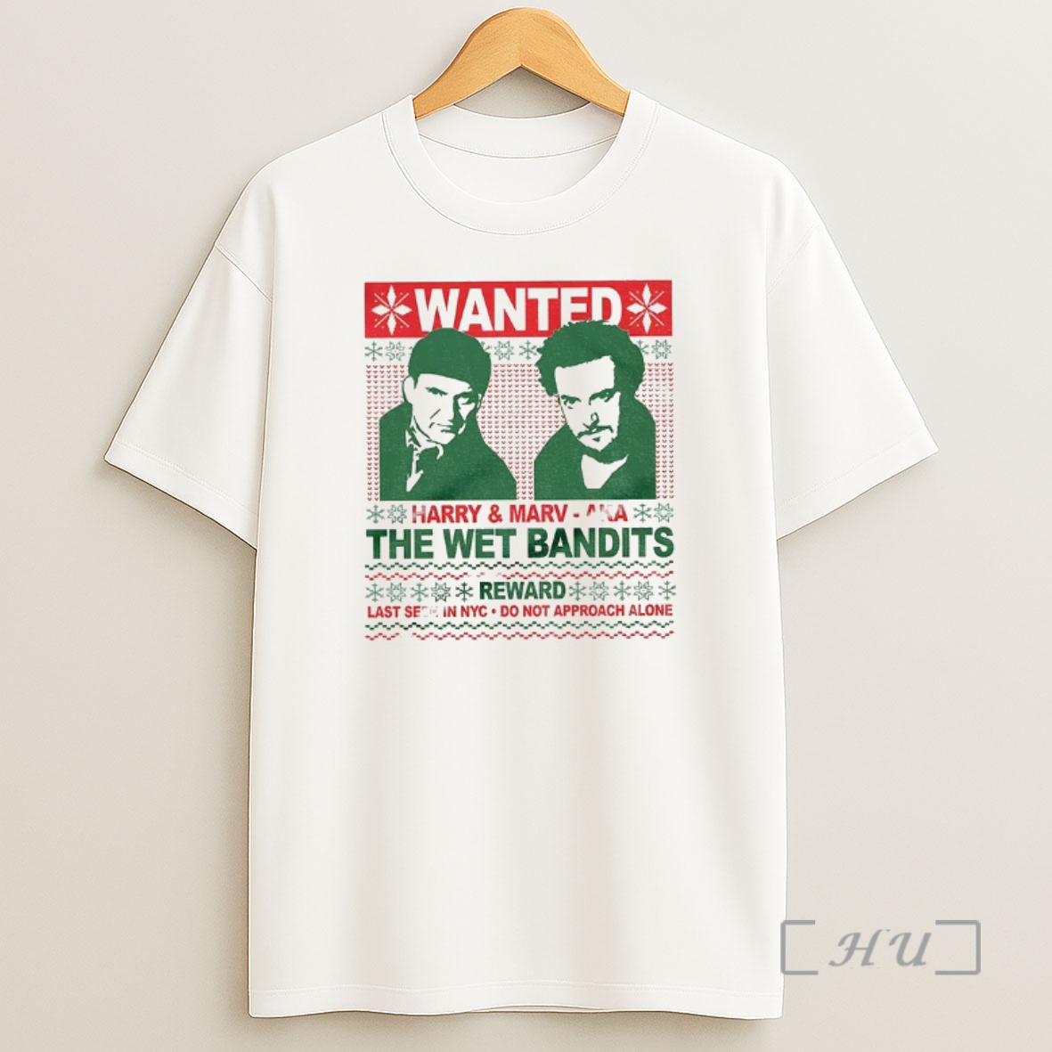 Officials The Wet Bandits Harry And Marv Aka Wanted Reward Last Seen In Nyc Do Not Home Alone Movie Premium Shirt Sweatshirt Tee