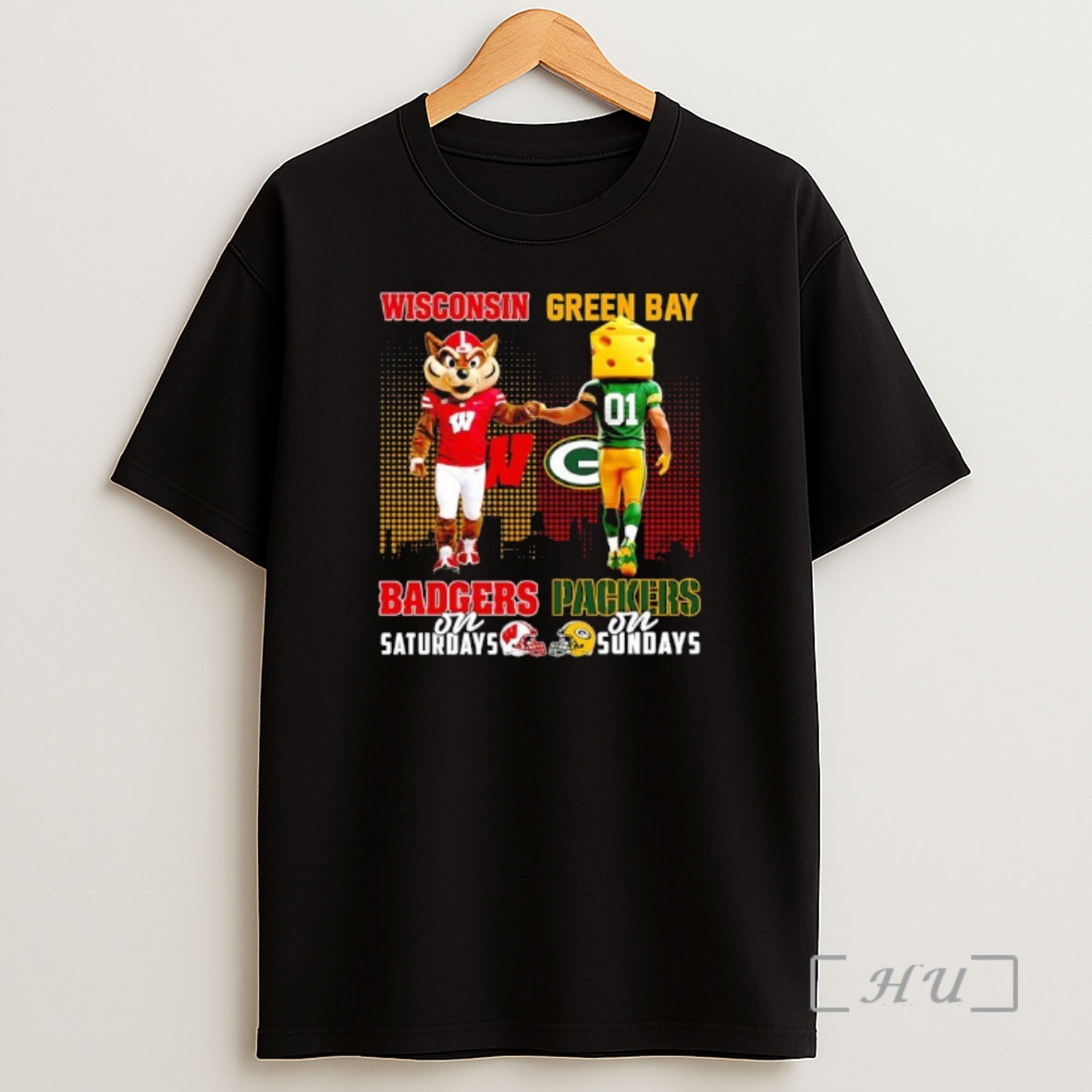 Officials The Wisconsin Badgers On Saturdays And Green Bay Packers On Sundays Mascots College Premium Shirt Sweatshirt Tee