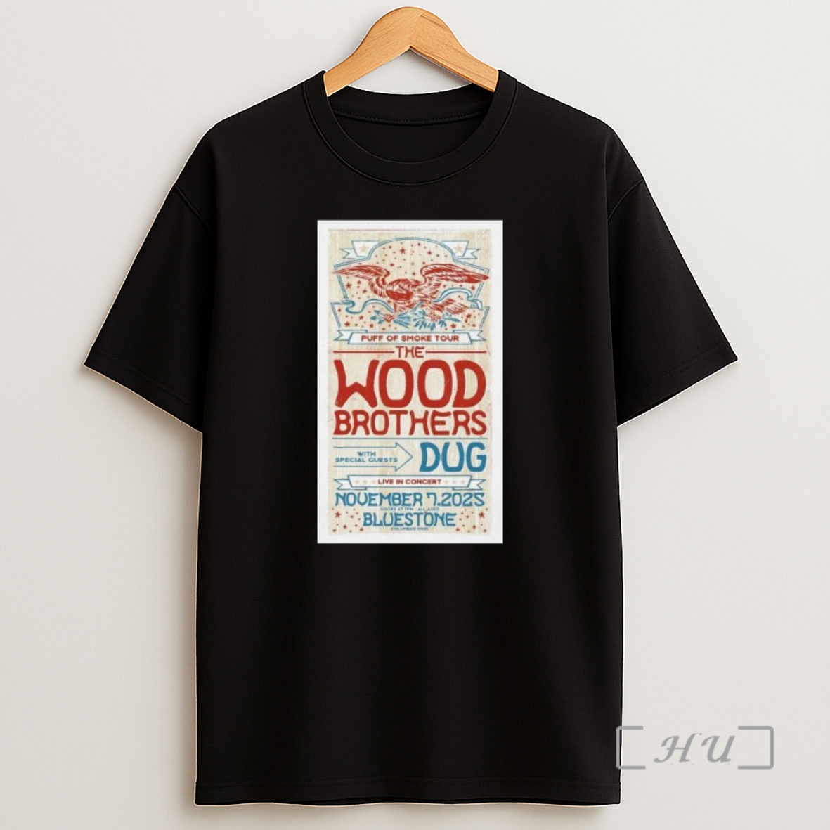 Officials The Wood Brothers With Dug Bluestone Columbus Tour Nov 7 2025 Premium Shirt Sweatshirt Tee