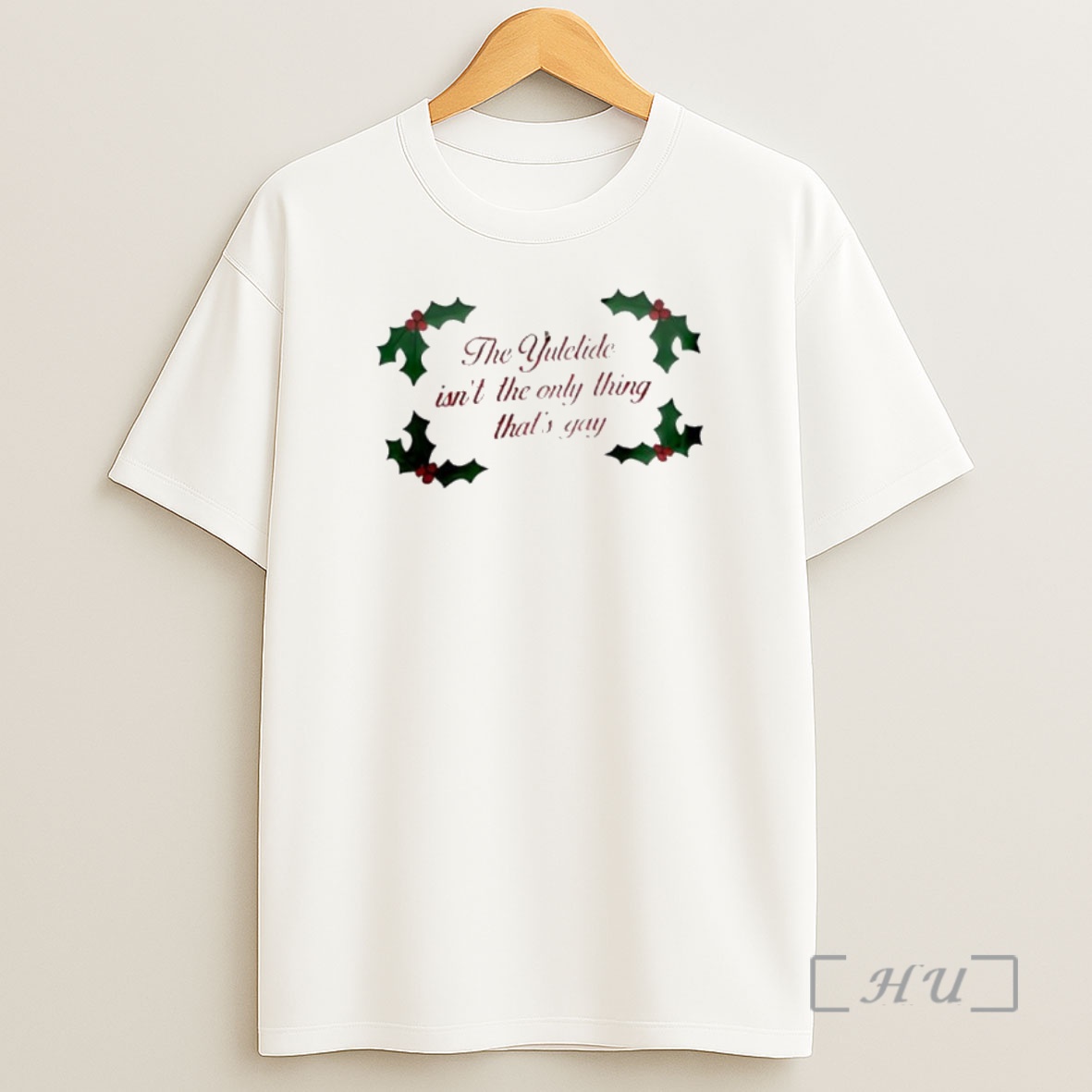 Officials The Yuletide Isnt The Only Thing Thats Gay Christmas Berries Premium Shirt Sweatshirt Tee